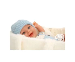 Muñeca Elegance Gadi Azul 33cm con Capazo