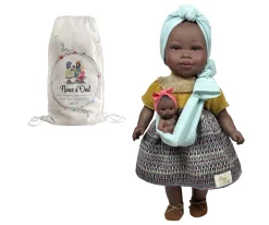 Muñeca María con Bebé Turquesa