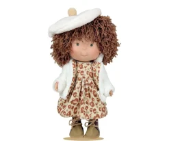 Muñeca Pippa Brown Wool 30cm