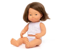 Muñeca Síndrome Down Caucásica 38cm