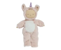 Muñeco Dinkum Cozy Unicorns Sugarpie Pink