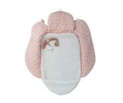 Muñeco Reborn Luna Rosa 40cm con Manta Nido