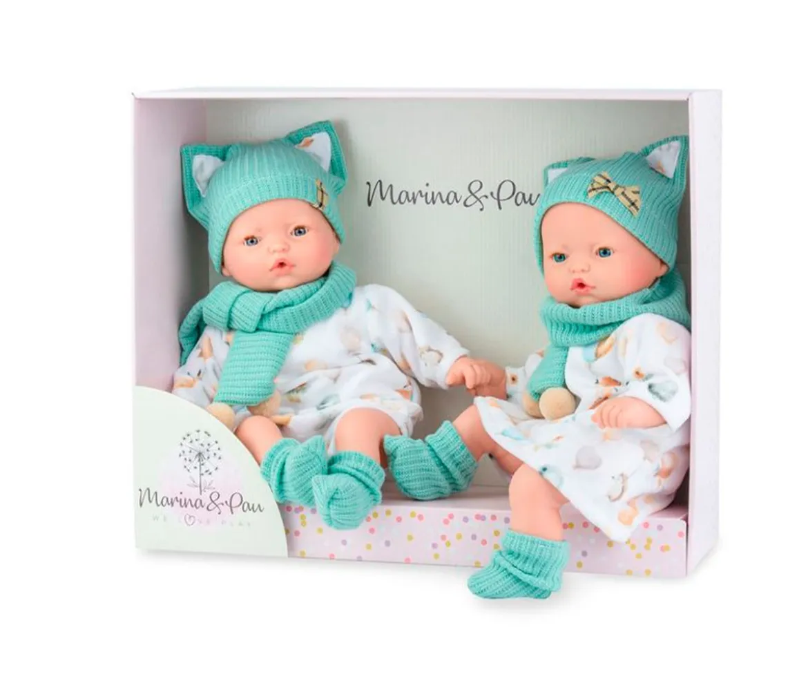 Muñecos Pitus Mellizos 40cm