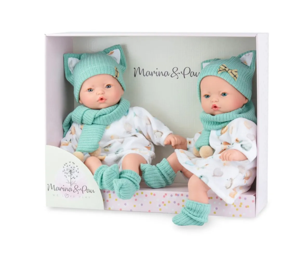 Muñecos Pitus Mellizos con Mecanismo Lloro 40cm