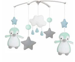 Móvil de Cuna Musical Pingüino