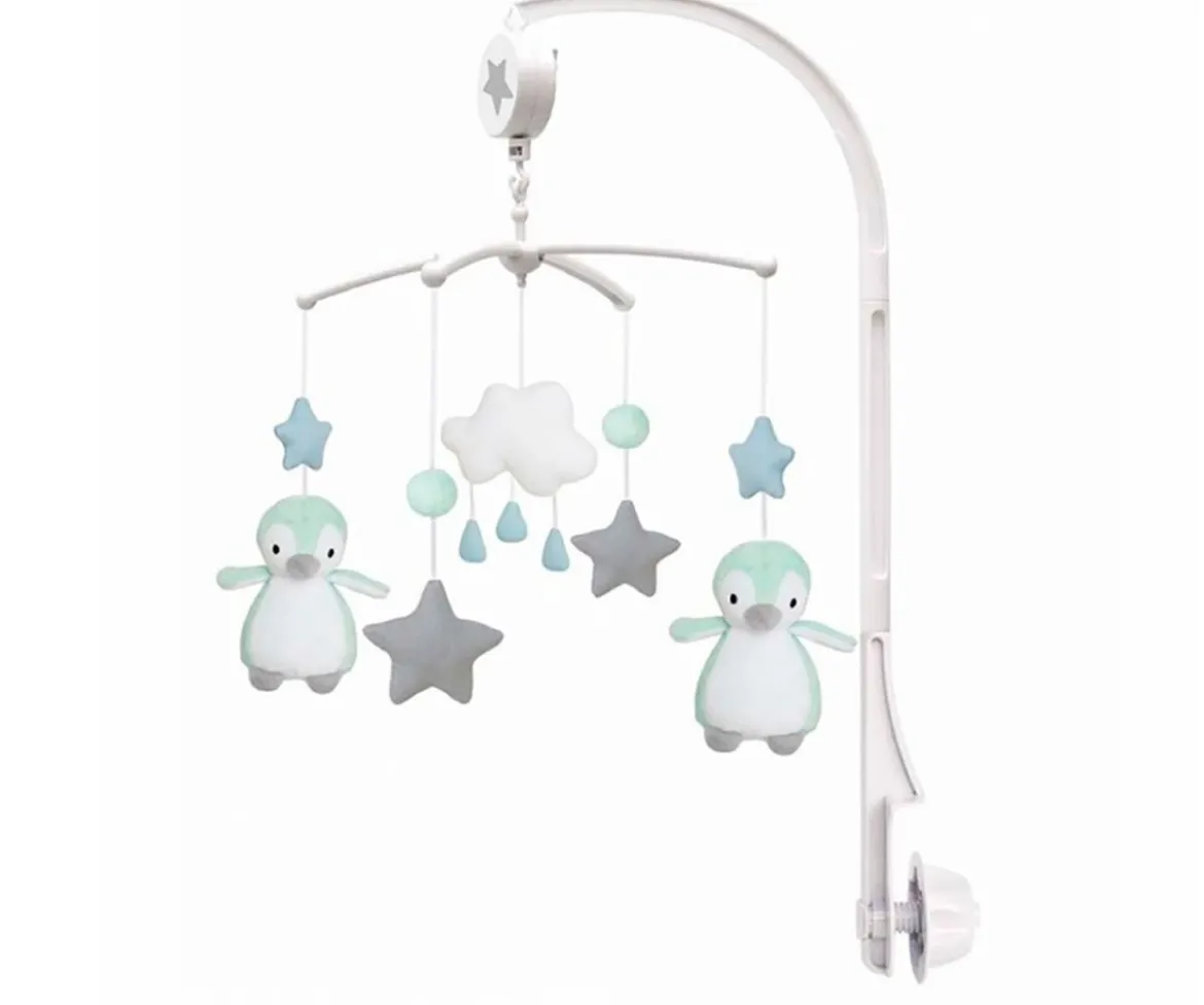 Móvil de Cuna Musical Pingüino