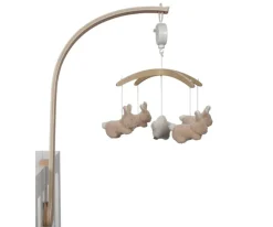 Móvil Musical Madera Baby Bunny