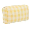 Neceser Acolchado Vichy Amarillo