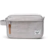 Neceser Chapter Travel Kit Light Grey Crosshatch