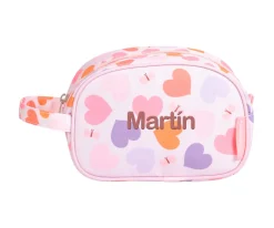 Neceser Infantil Corazones Personalizable