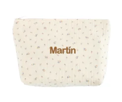 Neceser Infantil Flor Azul Personalizable