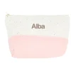 Neceser Infantil Rainbow Dots Rosa Personalizable