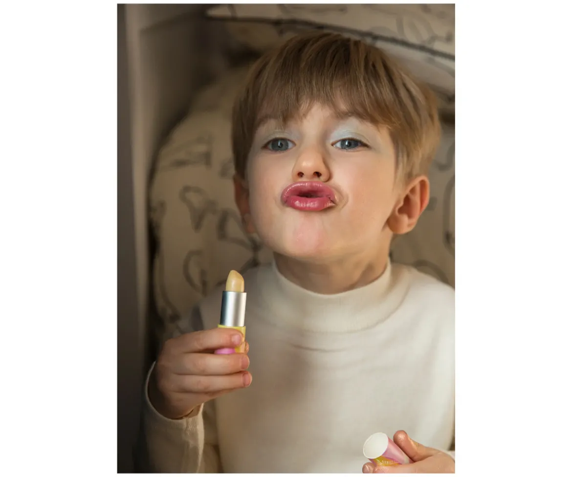 Neceser Sparkling Fox Gold con Maquillaje Infantil Orgánico