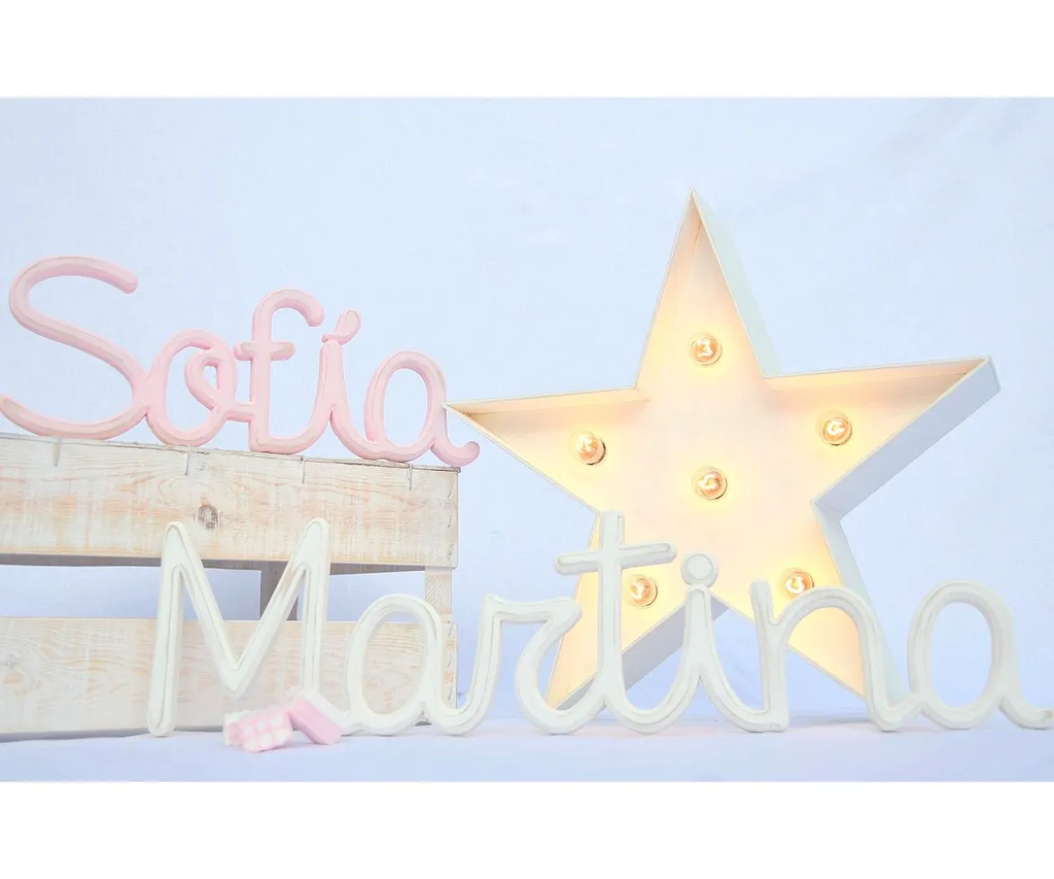 Nombre Madera Estilo Vintage