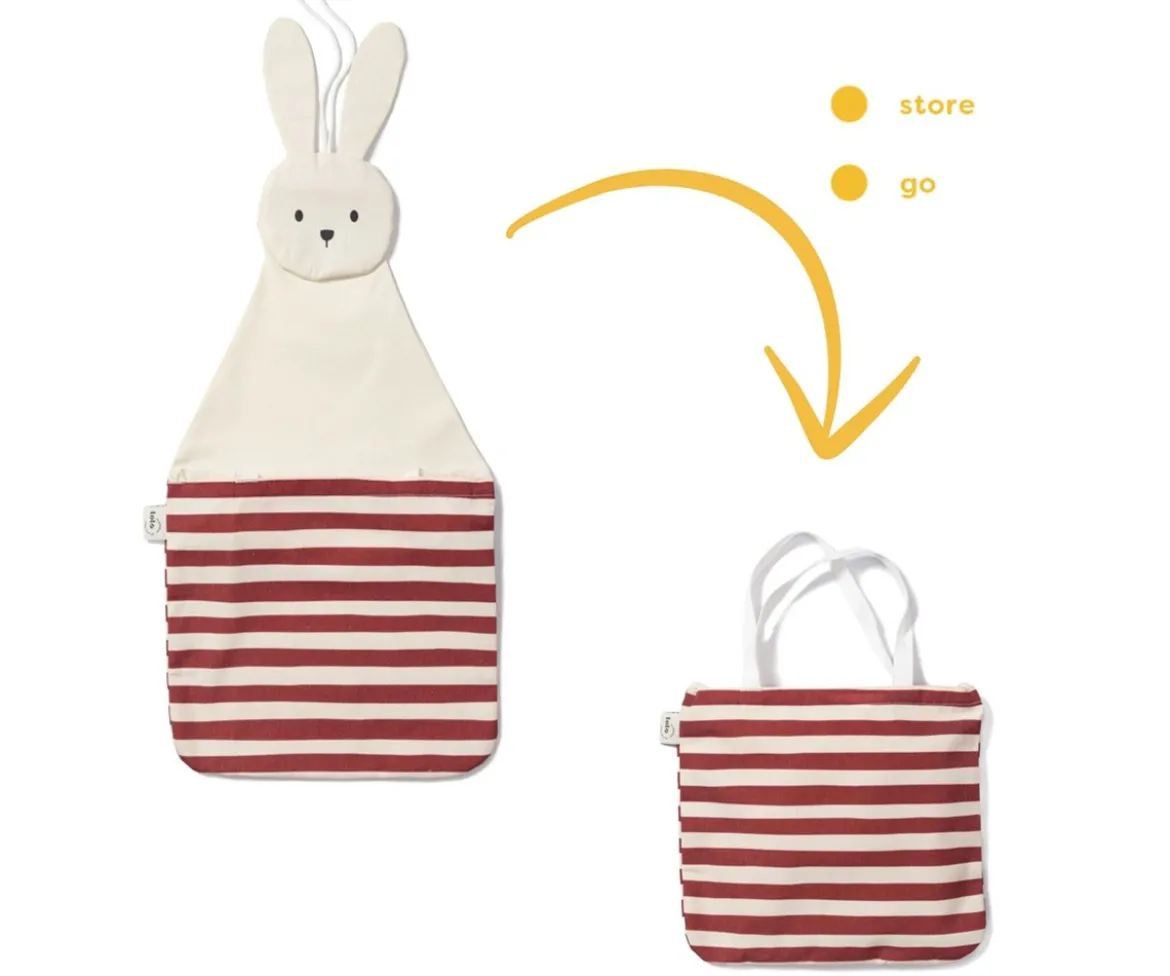 Organizador Pared + Bolsa Toto Bunny Personalizable