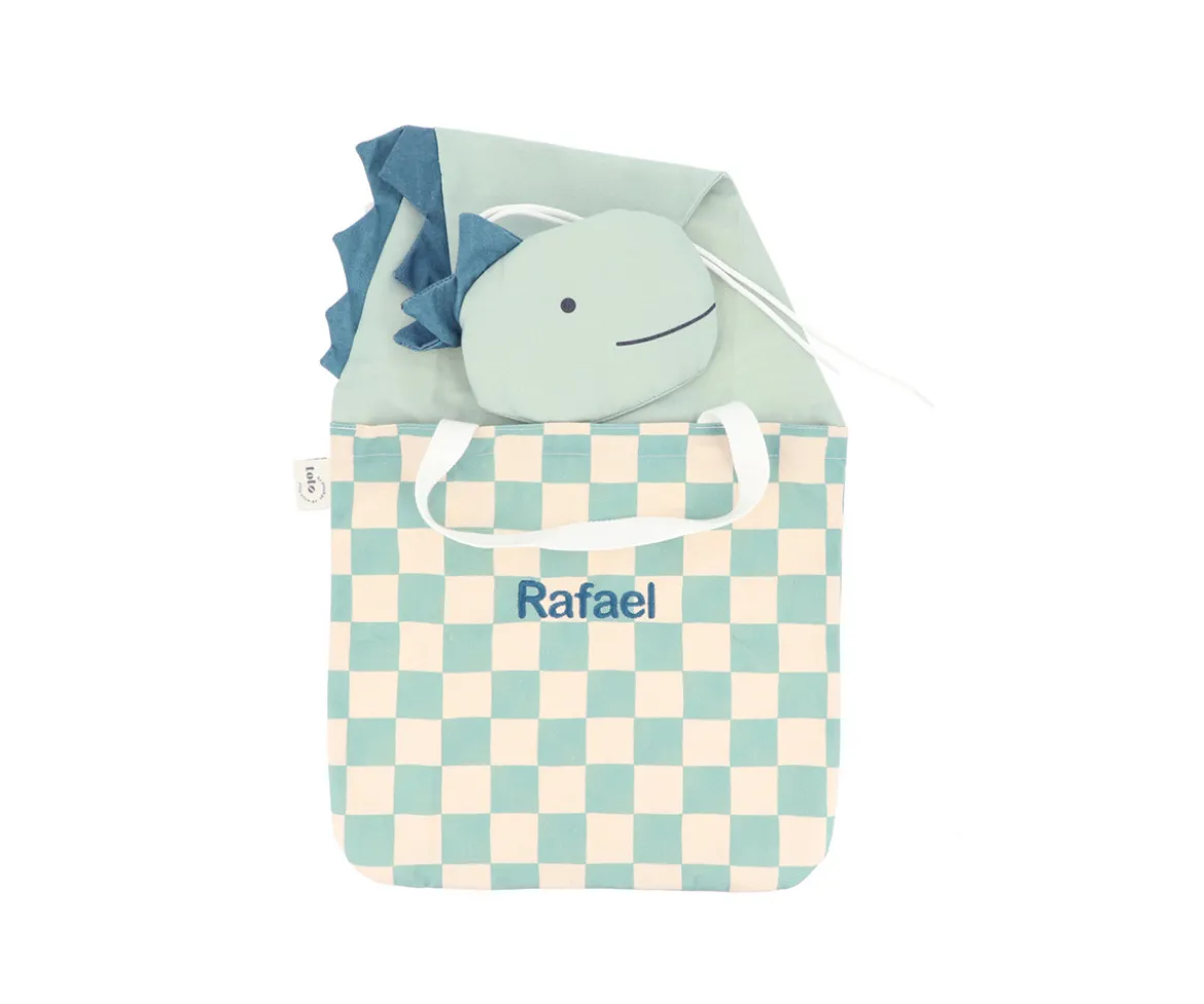 Organizador Pared + Bolsa Toto Dino Personalizable