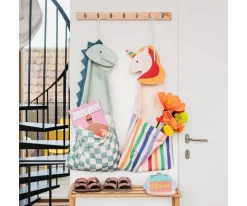 Organizador Pared + Bolsa Toto Dino Personalizable