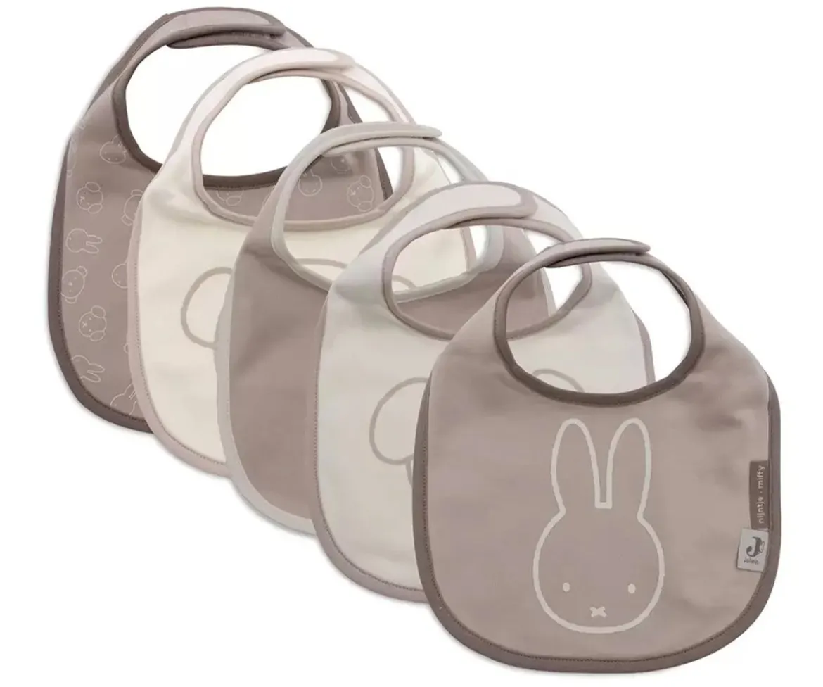 Pack 5 Baberos Miffy And Friends