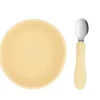 Pack Baby Meal Babero Silicona Fruits + Bol Silicona y Cuchara Acero Sun