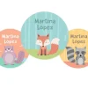 Pack 3 chapas Personalizadas Animales de Bosque