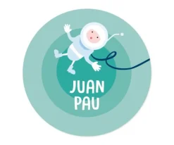 Pack 3 chapas Personalizadas Astronauta