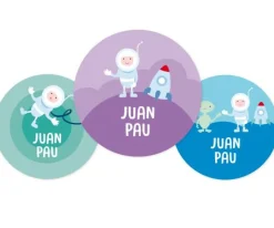 Pack 3 chapas Personalizadas Astronauta