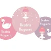 Pack 3 chapas Personalizadas Bailarina