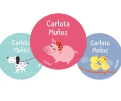 Pack 3 chapas Personalizadas Cerdita