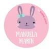 Pack 3 chapas Personalizadas Conejito
