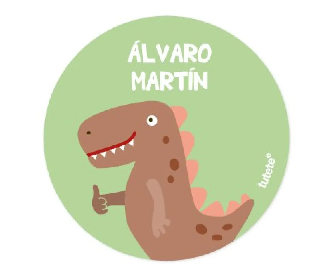 Pack 3 chapas Personalizadas Dino