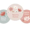 Pack 3 chapas Personalizadas Little Garden