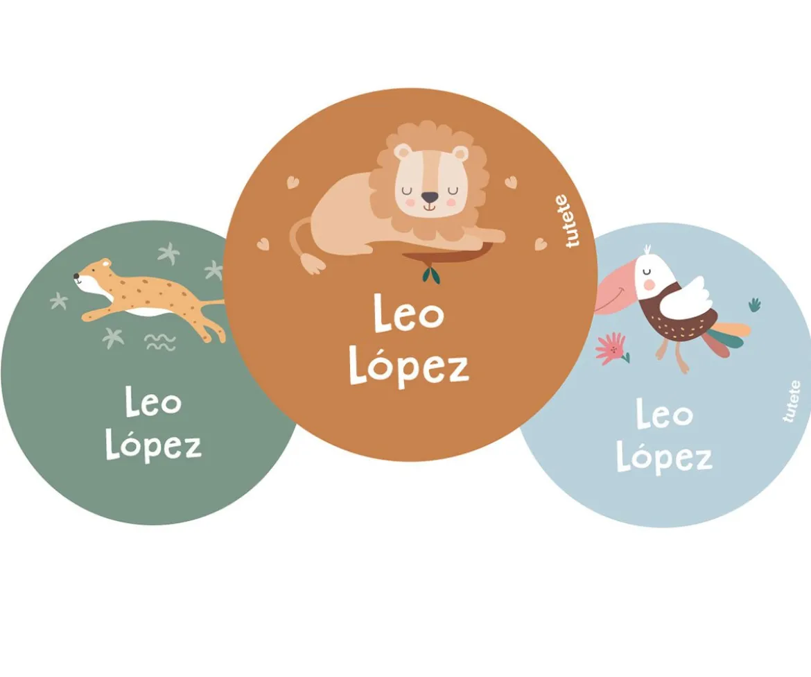 Pack 3 chapas Personalizadas Savannah