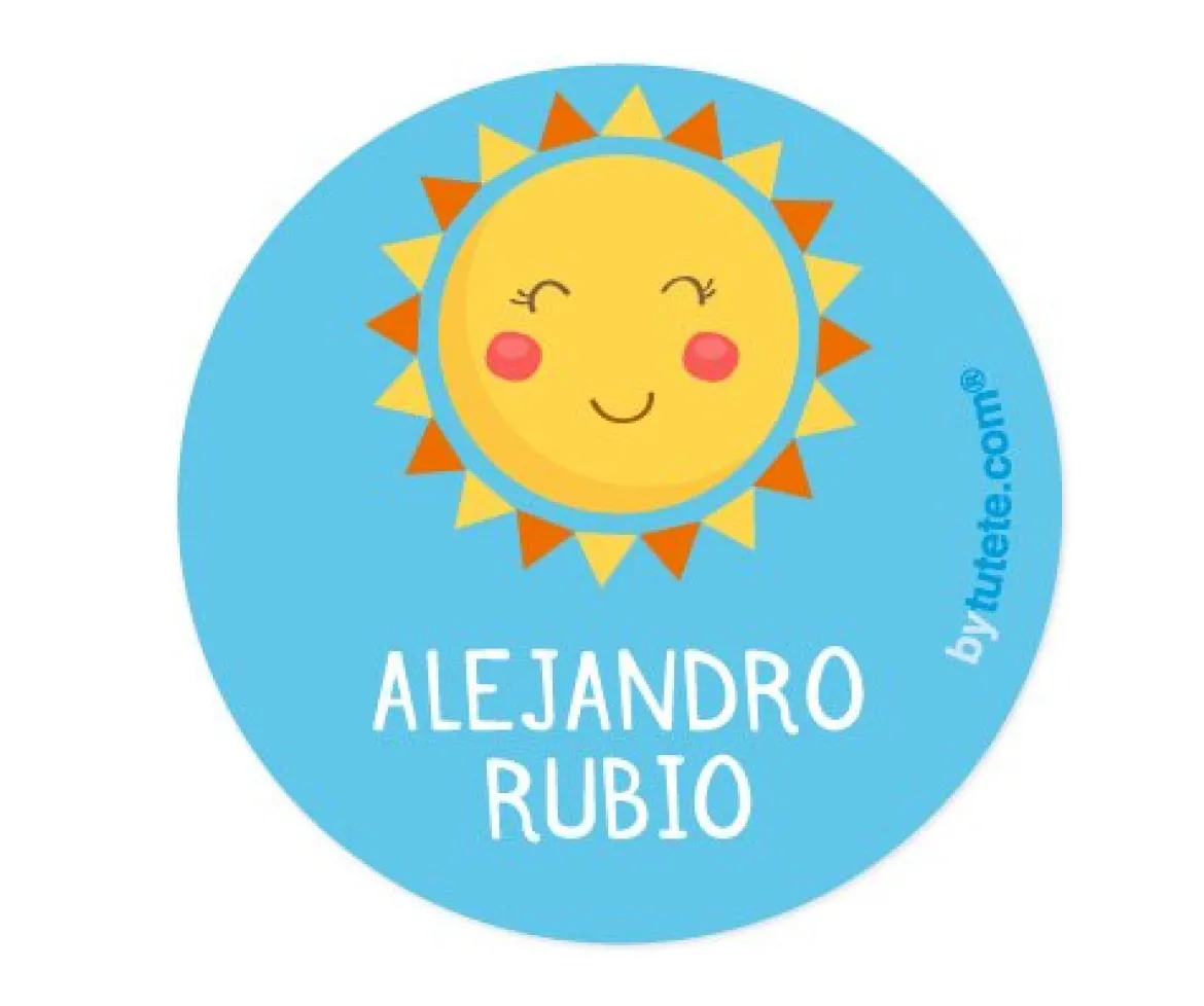 Pack 3 chapas Personalizadas Sol