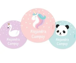 Pack 3 chapas Personalizadas Unicornio