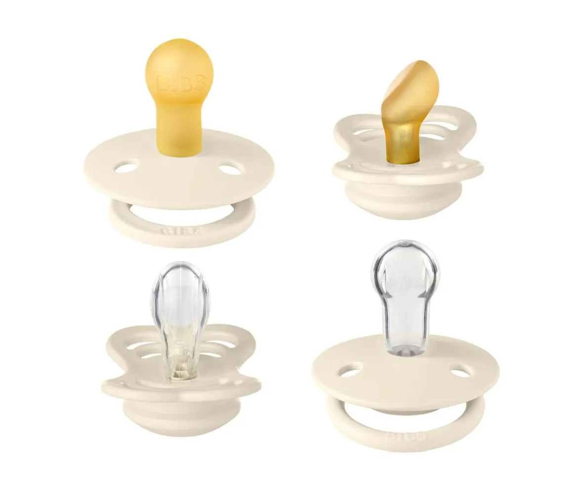 Pack Chupetes BIB Try-It Ivory
