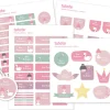 Pack Combinado Termo y Pegatinas Bailarina
