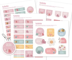 Pack Combinado Termo y Pegatinas Bugs