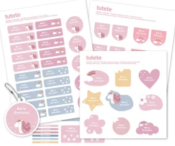 Pack Combinado Termo y Pegatinas Magical Unicorn