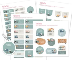 Pack Combinado Termo y Pegatinas Trucks