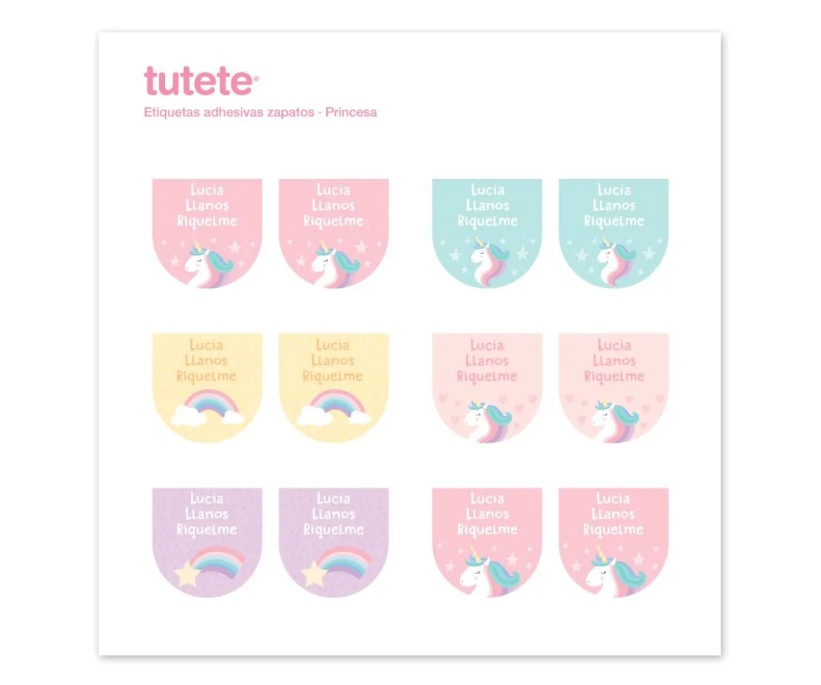 Pack Combinado Termo y Pegatinas Unicornio