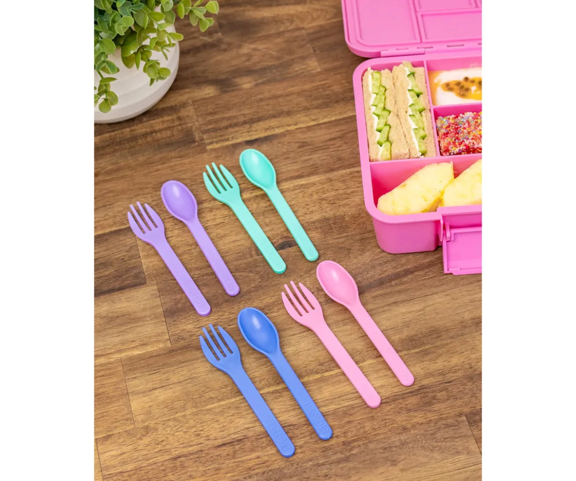 Pack 8 Cubiertos Mini Pastel