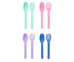 Pack 8 Cubiertos Mini Pastel