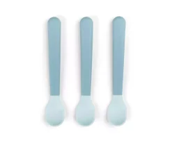 Pack 3 Cucharas para Bebé Fácil Agarre Foodie Blue
