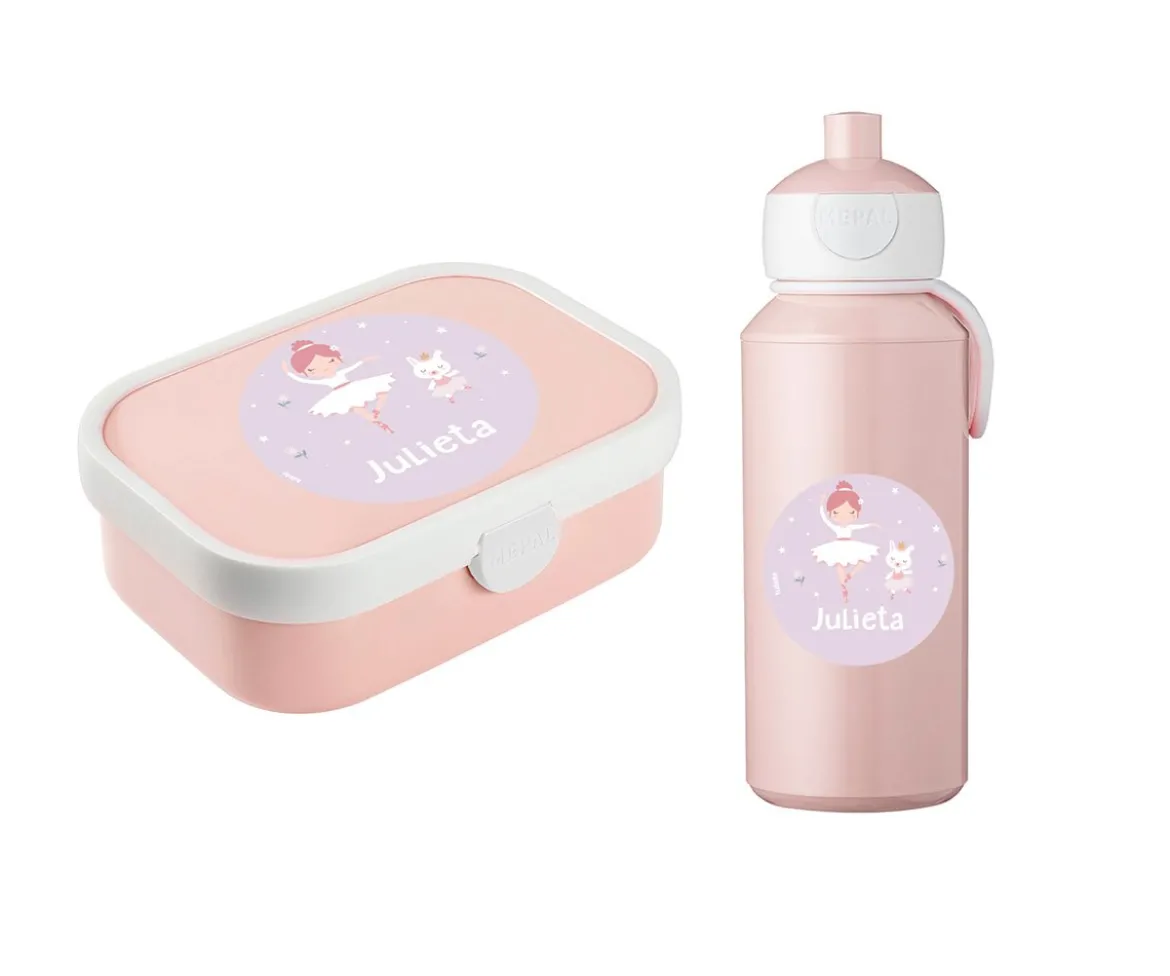 Pack de Almuerzo Campus Tutete Pink Ballet Personalizado