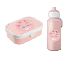 Pack de Almuerzo Campus Tutete Pink Bugs Personalizado