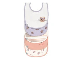 Pack de 5 Baberos Tiny Team Cat