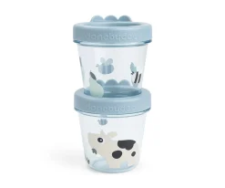 Pack de 2 Contenedores Porta Alimentos Tiny Farm Blue