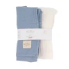 Pack de 2 Muselinas Medianas Azul 70x70cm