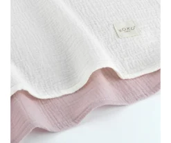 Pack de 2 Muselinas Medianas Rosa 70x70cm