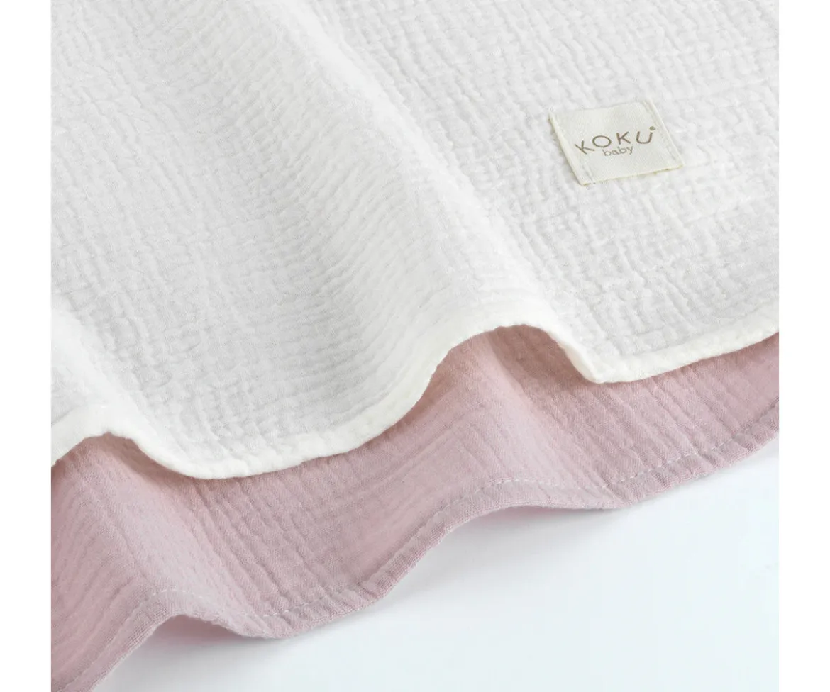 Pack de 2 Muselinas Medianas Rosa 70x70cm